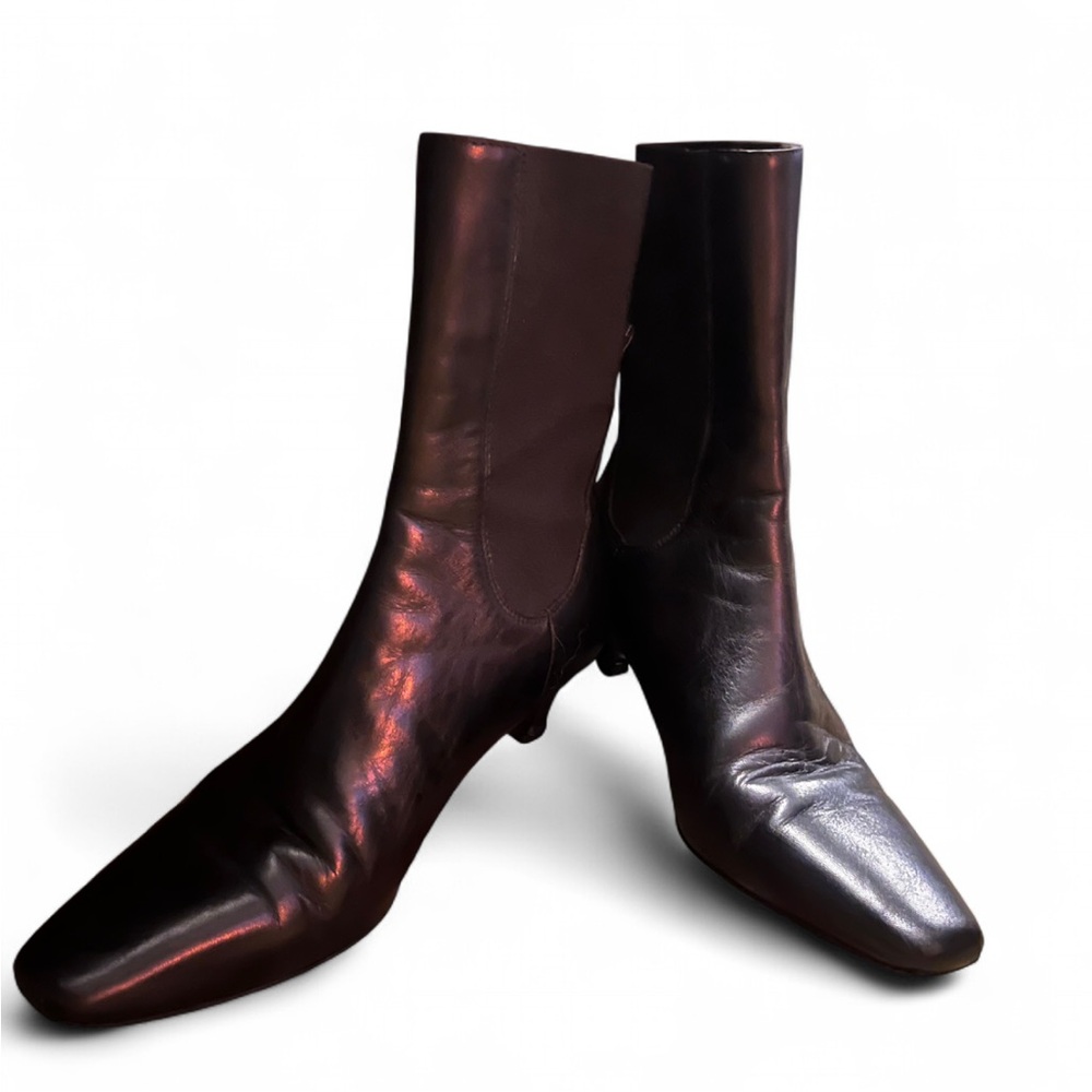 Totême Women’s Black Leather Ankle Boots